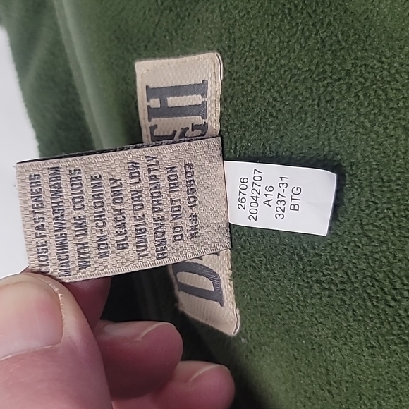 DULUTH TRADING CO Jacket Men's Heavyweight Work Fleece Full Zip Chore Size Large - Picture 8 of 12